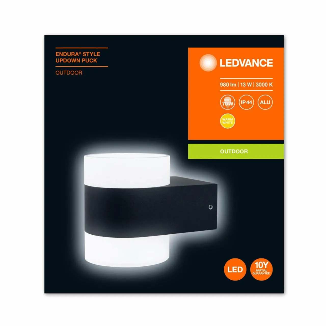 ledvance_endura_style_updown_puck_applique_dext_4.webp Discount Endura Style UpDown Puck applique d’ext. Éclairage Extérieur Professionnel