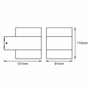 Discount Endura Style UpDown Puck applique d’ext. Éclairage Extérieur Professionnel