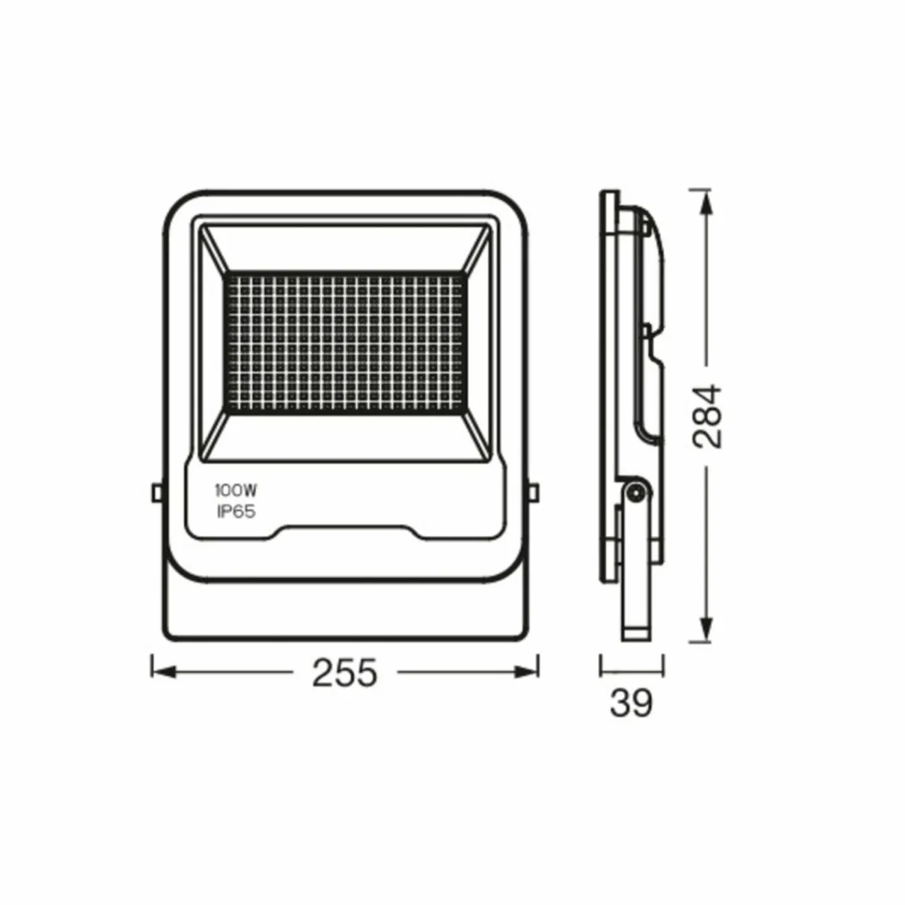 ledvance_smart_wifi_floodlight_rgbw_noir_w_1.webp Store WiFi Floodlight, RGBW noir 100W Éclairage Extérieur Professionnel