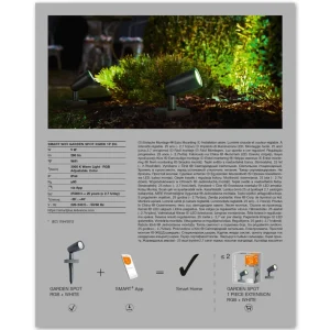Outlet WiFi Garden Spot 1 base Éclairage Extérieur Professionnel