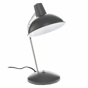 Best Jamelia lampe à poser vintage, acier, grise Éclairage De Bureau