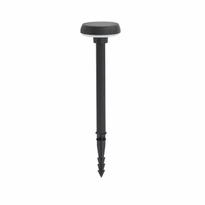 Store lampe sur piquet LED solaire Brinca, noir, PC, capteur Éclairage Extérieur Professionnel
