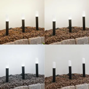 Store Smart luminaire pour socle LED Elvor, CCT, RVB, Tuya, 3er Éclairage Extérieur Professionnel