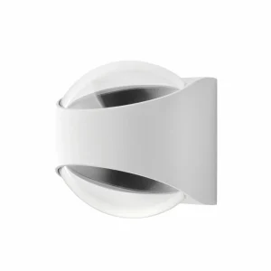 Store Saga applique d'extérieur LED up/down blanc Éclairage Extérieur Professionnel