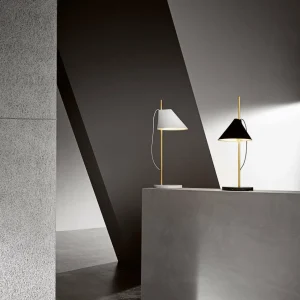 Shop lampe marbre Yuh Brass, blanche Éclairage De Bureau