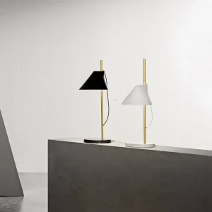 Shop lampe table marbre Yuh Brass, noire Éclairage De Bureau