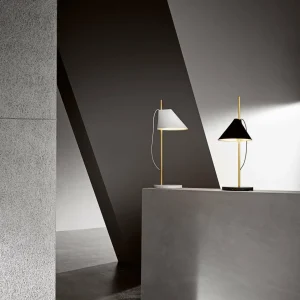 Shop lampe table marbre Yuh Brass, noire Éclairage De Bureau