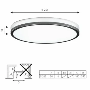 Outlet Munkegaard Ø 26,5cm chromé/brillant Éclairage De Bureau