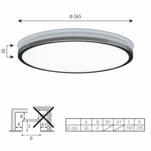 Store Munkegaard Ø 26,5cm chromé/satiné Éclairage De Bureau