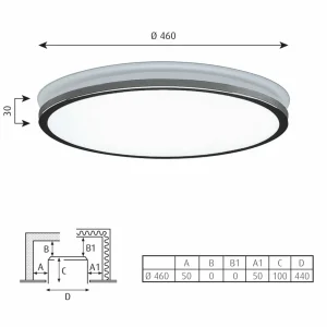 Outlet Munkegaard Ø 46cm chromé/satiné Éclairage De Bureau