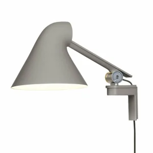 Sale NJP applique LED bras court, gris Éclairage De Bureau