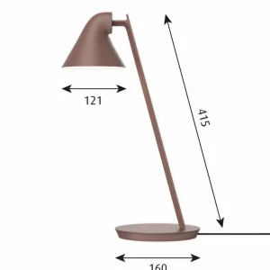 Outlet NJP Mini lampe à poser LED brun rosé Éclairage De Bureau