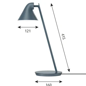 Shop NJP Mini lampe LED bleu pétrole Éclairage De Bureau