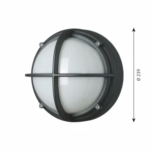 Store Skot applique LED graphite/opale Éclairage Extérieur Professionnel