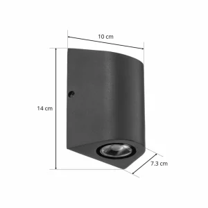 Clearance Adamali applique d’extérieur LED, 14 cm Éclairage Extérieur Professionnel