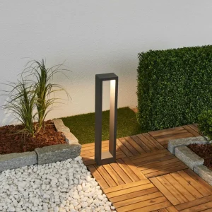 Store Borne lumineuse LED Jupp, jeu de 4, 60 cm, gris graphite Éclairage Extérieur Professionnel