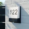 Hot Kosman numéro de maison LED, capteur Éclairage Extérieur Professionnel