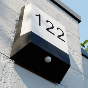 Hot Kosman numéro de maison LED, capteur Éclairage Extérieur Professionnel