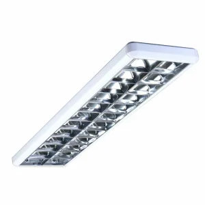 Clearance Luminaire à trame 432 blanc, longueur 124,5 cm Éclairage De Magasins