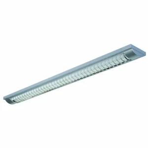 Best Sale Luminaire à trame LED 444 avec G13/T8, argenté Éclairage De Magasins