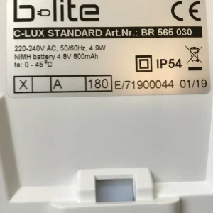 Flash Sale Luminaire de secours à LED C-Lux Standard, alimentation centrale Éclairage Sorties De Secours