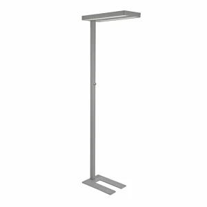 Clearance Luminaire de sol LED javal, argent, pied Éclairage De Bureau
