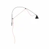 Sale applique murale LED AYNO L, noir/orange, 2.700 K 130 cm Éclairage De Bureau