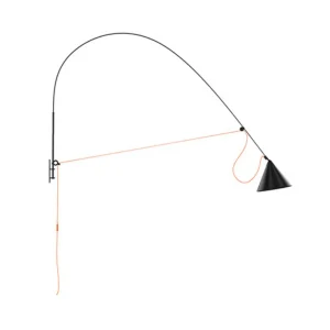 Shop Applique murale LED AYNO XL, noir/orange 4.000 K 220 cm Éclairage De Bureau