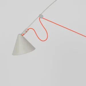 Outlet AYNO L lampadaire gris/orange 4 000 K Éclairage De Bureau