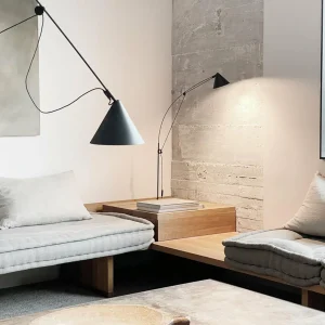 Online Lampe à poser LED AYNO S, noir/noir 4.000 K 76 cm Éclairage De Bureau