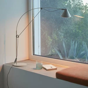 Sale lampe de table LED AYNO S, gris/gris, 3.000 K, 76 cm Éclairage De Bureau