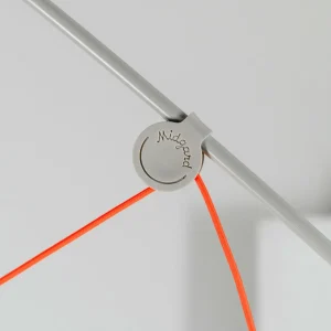 Shop Lampe sur pied LED AYNO XL, gris/orange, 2.700 K 290 cm Éclairage De Bureau
