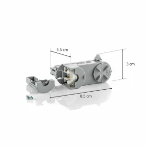 Discount Multiadaptateur triphasé Noa, charge 10 kg, gris Éclairage De Magasins