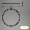 Store Panneau LED 7555 Couleur de lumière réglable, Ø 29,3 cm Éclairage De Magasins