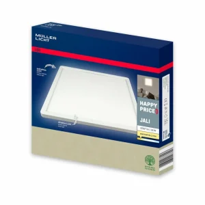 Clearance Panneau LED Jali Square, blanc, 29,2 cm, plastique, 2.700 K Éclairage De Magasins