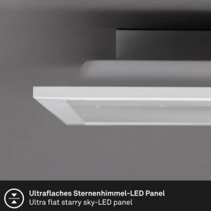 Cheap Panneau LED Pallas, blanc, intensité variable, CCT, 59,6x59,6cm Éclairage De Magasins