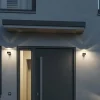 Store Applique d'extérieur LED Sienna, aluminium, capteur Éclairage Extérieur Professionnel