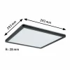Best Atria Shine Panneau on/off black 840 29x29 Éclairage De Magasins