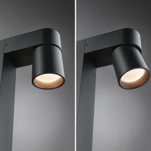 Cheap Borne lumineuse LED Kimu 2, anthracite, à 2 lampes, 2.200 K Éclairage Extérieur Professionnel