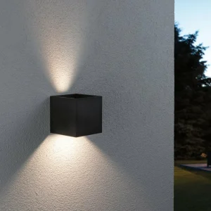 Cheap Cybo Applique d'extérieur LED, RGBW, 10x10cm, anthracite Éclairage Extérieur Professionnel