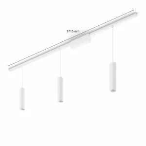 New Perifo Rail, 3 suspensions à LED, blanc Éclairage De Bureau