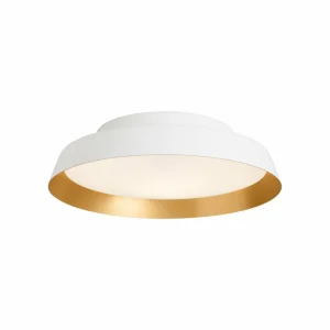 Sale Plafonnier LED Boop! Ø37 cm blanc/doré Éclairage Extérieur Professionnel