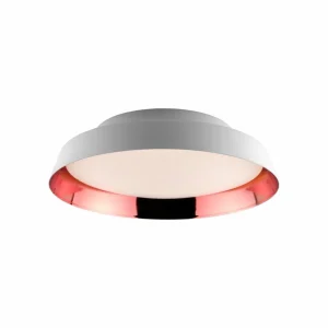 Hot Plafonnier LED Boop! Ø37 cm blanc/terracotta Éclairage Extérieur Professionnel