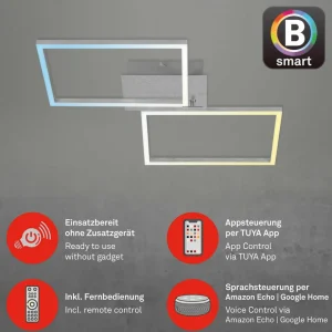 Online Plafonnier LED Frame S, dimmable, CCT, 50x38,8 cm Éclairage De Bureau