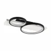 Sale Plafonnier LED Medera, à 2 lampes, noir Éclairage De Bureau
