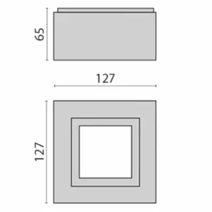 Outlet Plafonnier LED Mimik 10 Tech microprismes 4 000 K Éclairage Extérieur Professionnel