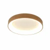 Cheap Plafonnier LED Niseko II CCT télécommande Ø38cm couleur bois Éclairage De Bureau