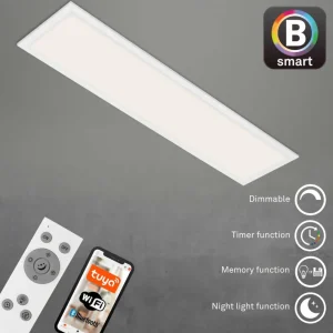 Online Plafonnier LED Piatto S dimmable CCT blanc 100x25cm Éclairage De Bureau