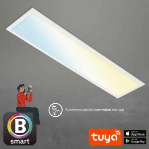 Online Plafonnier LED Piatto S dimmable CCT blanc 100x25cm Éclairage De Bureau