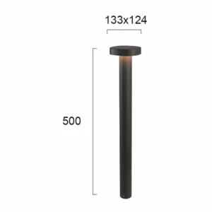 Cheap Potelet LED Onda, IP54, hauteur 50 cm Éclairage Extérieur Professionnel